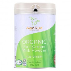【国内现货】AWARUA 小绿牛阿瓦鲁有机全脂奶粉 830G 1/6罐可选